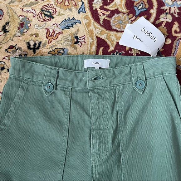 Ba&sh Green Pants NWT - Picture 3 of 6